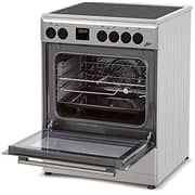 Milton Ceramic Cooker With Fan Oven & Full Safety Silver, Size 60x60 Cm - Made In Turkey Model Fs6060vtc-s, 1 Year Warranty