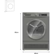 Daewoo Front Load Dryer 8 kg DW-DCD-8S15P