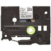 Brother Tze-m931 12 Mm Black On Matt Silver Label Tape Cartridge
