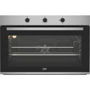 Beko 90cm Built-in Gas Oven, Fan-Assisted, 96L, Mechanical Timer, A+ Rating, Stainless Steel - BBWHT12101XS
