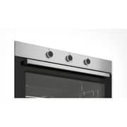 Beko 90cm Built-in Gas Oven, Fan-Assisted, 96L, Mechanical Timer, A+ Rating, Stainless Steel - BBWHT12101XS