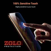 Zolo Anti-spy Privacy 9d Tempered Glass Screen Protector For Apple Iphone Xr Black