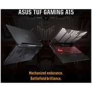 ASUS TUF A15 (2022) Gaming Laptop - AMD Ryzen 7-6800H / 15.6inch FHD / 16GB RAM / 512GB SSD / 4GB NVIDIA GeForce RTX 3050 Graphics / Windows 11 Home / English & Arabic Keyboard / Jaeger Grey / Middle East Version - [FA507RC-HN018W]