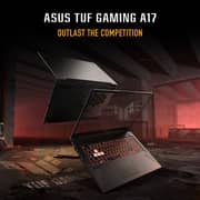 ASUS TUF A17 (2020) Gaming Laptop - AMD Ryzen 7-4800H / 17.3inch FHD / 16GB RAM / 512GB SSD / 4GB NVIDIA GeForce RTX 3050 Graphics / Windows 11 Home / English & Arabic Keyboard / Eclipse Grey / Middle East Version - [FA706IC-HX1137T]