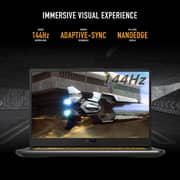 ASUS TUF A17 (2020) Gaming Laptop - AMD Ryzen 7-4800H / 17.3inch FHD / 16GB RAM / 512GB SSD / 4GB NVIDIA GeForce RTX 3050 Graphics / Windows 11 Home / English & Arabic Keyboard / Eclipse Grey / Middle East Version - [FA706IC-HX1137T]