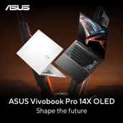 ASUS Vivobook Pro 14X M7400QE-OLED0R7W Creator Laptop - Ryzen 7 3.2GHz 16GB 1TB 4GB Win11 14inch OLED White English/Arabic Keyboard