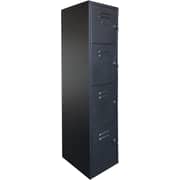 Mahmayi Godrej Oem 4 Door Steel Locker File Cabinet - Black