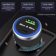 Max & Max Dual Port Fast Car Charger Black