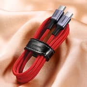 Ugreen US294 1M USB-C to USB-C Nickel Plated Fast Charging Cable – Red