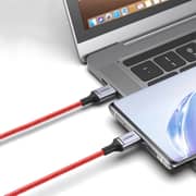 Ugreen US294 1M USB-C to USB-C Nickel Plated Fast Charging Cable – Red