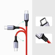 Ugreen US294 1M USB-C to USB-C Nickel Plated Fast Charging Cable – Red