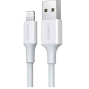 UGREEN USB-A to Lightning Cable, 2m, MFi Certified, 2.4A Fast Charging, Data Sync – White