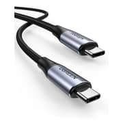 Ugreen Usb-c 3.1 M/m Gen2 5a Cable With Braided 1m Black