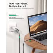 Ugreen Usb-c 3.1 M/m Gen2 5a Cable With Braided 1m Black