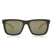Lacoste L750s 318 Square Green Fullrim Sunglassesfor Men (mirror Yellow Lens)