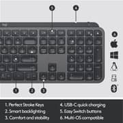Logitech MX Keys Wireless Keyboard Graphite