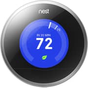 Nest Learning Thermostat 2nd Gen Programmable (t200577) - Stainless Steel