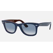 Ray Ban Sunglasses Rb2140f 127873f Size 52 Frame Colour Polished Blue With Lens Light Blue Unisex