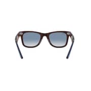 Ray Ban Sunglasses Rb2140f 127873f Size 52 Frame Colour Polished Blue With Lens Light Blue Unisex