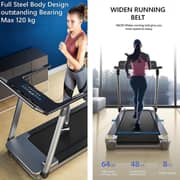 Treadmill for Home, Foldable Treadmill with 4 HP Peak Motor, Running Machine with 28 Auto Incline Levels, TFT Touchscreen, WiFi, Shock Absorption Cardio Machine for Home Gym – EM-1286