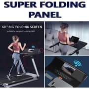 Treadmill for Home, Foldable Treadmill with 4 HP Peak Motor, Running Machine with 28 Auto Incline Levels, TFT Touchscreen, WiFi, Shock Absorption Cardio Machine for Home Gym – EM-1286