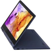Lenovo IdeaPad Flex 3 (2019) 2-in-1 Laptop - Intel Pentium Silver-N5030 / 11.6inch HD / 128GB SSD / 4GB RAM / Shared Intel UHD Graphics 605 / Windows 11 Home S Mode / English & Arabic Keyboard / Abyss Blue / Middle East Version - [82B2005QAX]