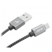 Aspor Micro USB Cable 1.2m Black/Grey