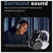 Aspor A618 Wireless On Ear Headset White