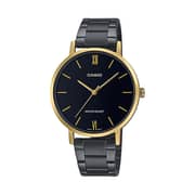 Casio Black Stainless Steel Strap Black Dail Watch