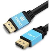 S-tek [20m/65.6ft] Display Port To Display Port Cable, Male To Male For Laptop, Gaming Pc, Graphic Card 1.2 Version