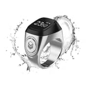 Iqibla - Smart Tasbih Zikr Ring  - Silver - 22mm