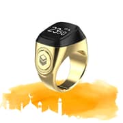 Iqibla - Smart Tasbih Zikr Ring  - Gold - 20mm