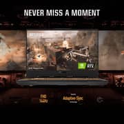ASUS TUF F15 (2022) Gaming Laptop - 12th Gen / Intel Core i7-12700H / 15.6inch FHD / 16GB RAM / 512GB SSD / 4GB NVIDIA GeForce RTX 3050 Ti Graphics / Windows 11 Home / English & Arabic Keyboard / Grey / Middle East Version - [FX507ZE-HN031W]