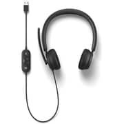 Microsoft 6ID-00021 Wired Over Ear USB Headset Black