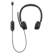 Microsoft 6ID-00021 Wired Over Ear USB Headset Black