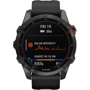Garmin 0100253913 Fenix 7S Solar Smart Watch 42mm Slate Grey With Black Band