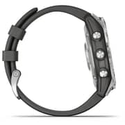 Garmin 010-02540-01 Fenix 7 Smart Watch with Graphite Band Silver