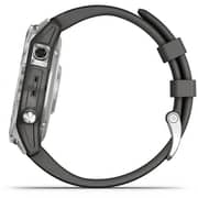 Garmin 010-02540-01 Fenix 7 Smart Watch with Graphite Band Silver