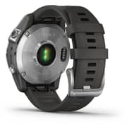 Garmin 010-02540-01 Fenix 7 Smart Watch with Graphite Band Silver