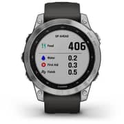 Garmin 010-02540-01 Fenix 7 Smart Watch with Graphite Band Silver