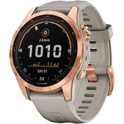 Garmin 010-02539-11 Fenix 7S Solar Smart Watch Rose Gold/Light Sand