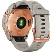 Garmin 010-02539-11 Fenix 7S Solar Smart Watch Rose Gold/Light Sand