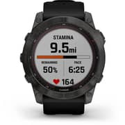 Garmin 0100254111 Fenix 7X Sapphire Solar Edition Smart Watch Carbon Grey