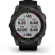 Garmin 0100254111 Fenix 7X Sapphire Solar Edition Smart Watch Carbon Grey