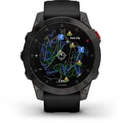 Garmin 010-02582-11 Epix Gen 2 Sapphire Smart Watch Black Titanium