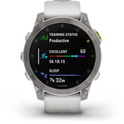 Garmin 010-02582-21 Epix Gen 2 Sapphire Smart Watch White Titanium