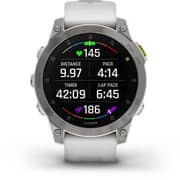 Garmin 010-02582-21 Epix Gen 2 Sapphire Smart Watch White Titanium