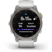 Garmin 010-02582-21 Epix Gen 2 Sapphire Smart Watch White Titanium