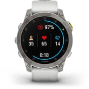 Garmin 010-02582-21 Epix Gen 2 Sapphire Smart Watch White Titanium