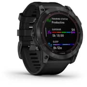 Garmin 010-02541-01 Fenix 7X Solar Smart Watch Slate Grey/Black
